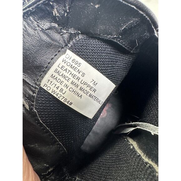 Dingo Adobe Rose Distressed Red Leather Short Western Cowboy Boots, Size 7 - Picture 10 of 14